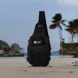 Τσαντάκι ώμου χιαστί crossbody Cardinal MT1050 μαύρο