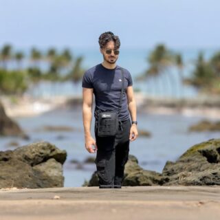 Τσαντάκι Ώμου Cardinal MT1093 μαύρο