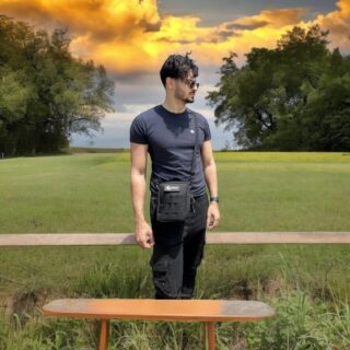 Τσαντάκι Ώμου Cardinal MT1093 μαύρο