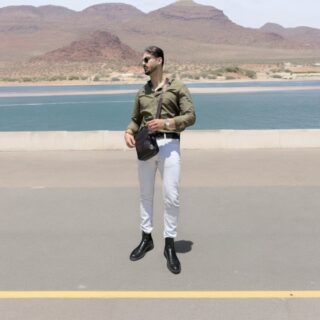 Δερμάτινο τσαντάκι ώμου Cardinal 7456 coffee