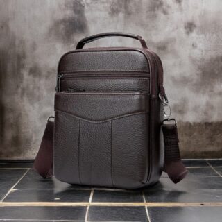 Δερμάτινο τσαντάκι ώμου Cardinal 7456 coffee