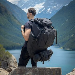 Σακίδιο πλάτης ορειβατικό Cardinal 69L MT-032 μαύρο