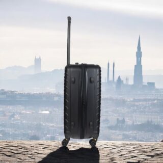 Βαλίτσα Caterpillar Μεγάλη μεσαία 83688-01 60/70cm μαύρο