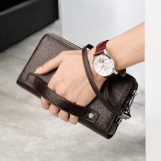 Δερμάτινο Ανδρικό πορτοφόλι William Polo 286 brown