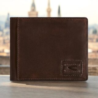 403-704-29 (010336) Πορτοφόλι πλάγιο CAMEL ACTIVE DUST  Καφέ σκούρο