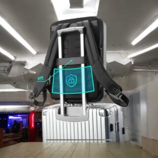 Bopai Σακίδιο Πλάτης Αντικλεπτικό 22L για Laptop 17,3” Μαύρο