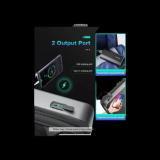 Bopai Σακίδιο Πλάτης Αντικλεπτικό 22L για Laptop 17,3” Μαύρο