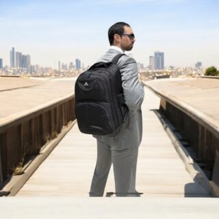 Σακίδιο πλάτης Τροχήλατο 45L Laptop 18” Matein 1178 μαύρο