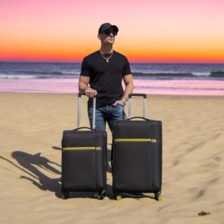 Cardinal Βαλίτσα trolley Oblivion Cardinal μεσαία μεγάλη 5100 60/70cm μαύρη