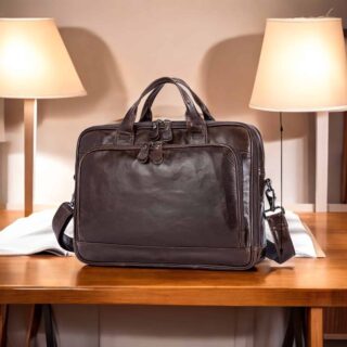 Cardinal Δερμάτινος Χαρτοφύλακας 8979 Coffee