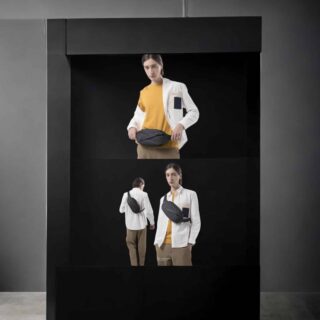 Bange 7295 Τσαντάκι Μέσης Μαύρο