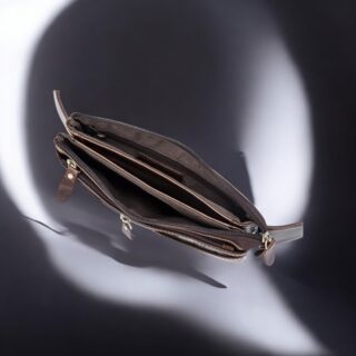 Δερμάτινο τσαντάκι μέσης Cardinal 8943 coffee