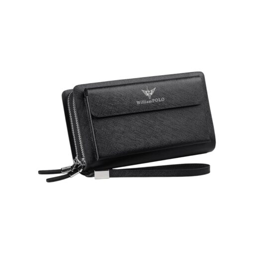 Δερμάτινο Ανδρικό πορτοφόλι William Polo 312 black