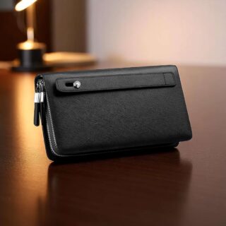 Δερμάτινο Ανδρικό πορτοφόλι William Polo 312 black