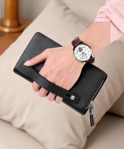 Δερμάτινο Ανδρικό πορτοφόλι William Polo 312 black