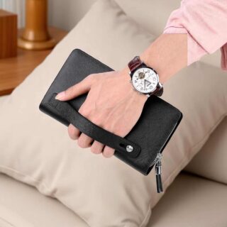 Δερμάτινο Ανδρικό πορτοφόλι William Polo 312 black