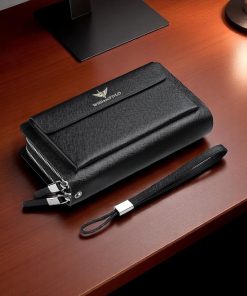 Δερμάτινο Ανδρικό πορτοφόλι William Polo 312 black