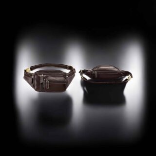 Δερμάτινο τσαντάκι μέσης Cardinal 8336 coffee