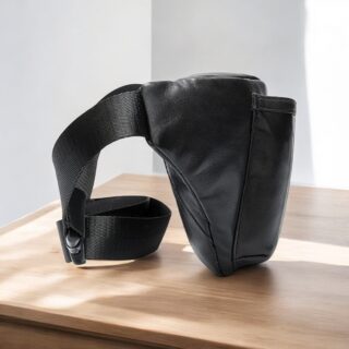 Δερμάτινο τσαντάκι μέσης Cardinal 8910 black