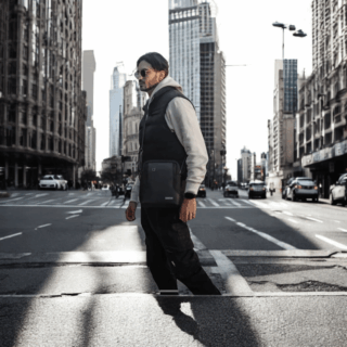 Τσαντάκι ώμου Cardinal 128 μαύρο