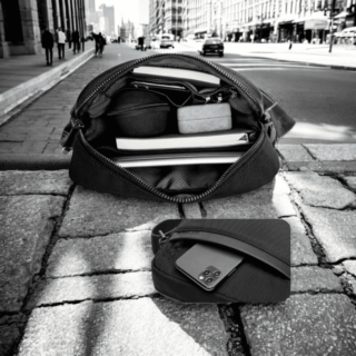 Τσαντάκι ώμου Cardinal 128 μαύρο