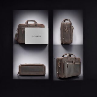 Cardinal Δερμάτινος Χαρτοφύλακας 7320 Coffee