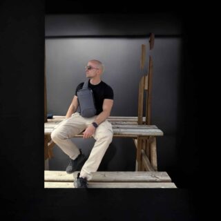 Bange 22085 Τσαντάκι Ώμου Χιαστί Crossbody Γκρι