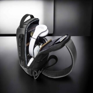 Bange 22085 Τσαντάκι Ώμου Χιαστί Crossbody Γκρι