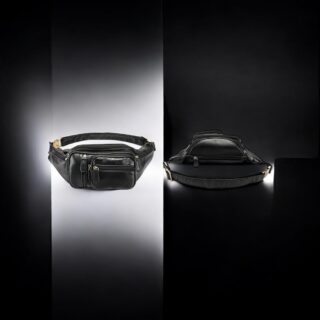 Δερμάτινο τσαντάκι μέσης Cardinal 8336 black