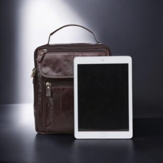 Cardinal 8870 Δερμάτινο Τσαντάκι Ώμου Καφέ