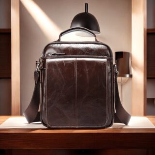 Δερμάτινο τσαντάκι ώμου Cardinal 379 coffee