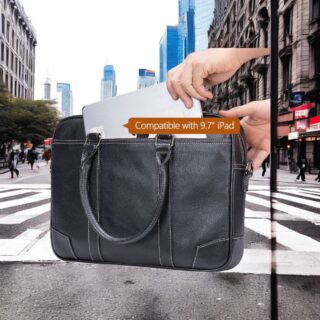 Cardinal Δερμάτινος Χαρτοφύλακας 9879 Big Μαύρο