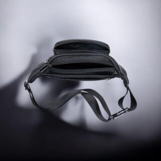 Δερμάτινο τσαντάκι μέσης Cardinal 8879 μαύρο