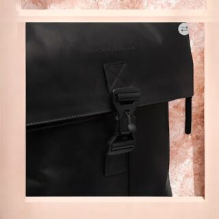 chesterfield Backpack Δερμάτινο σακίδιο Με καπάκι Μαύρο Savona C58.0322-011