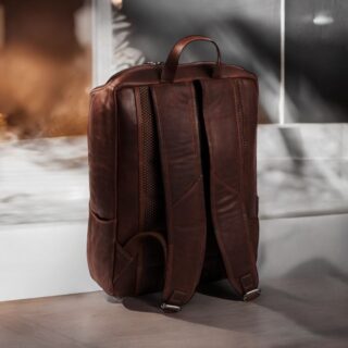 The Chesterfield Brand Rich Ανδρικό Δερμάτινο Σακίδιο Πλάτης κονιάκ