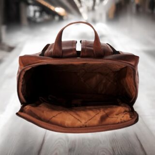 The Chesterfield Brand Rich Ανδρικό Δερμάτινο Σακίδιο Πλάτης κονιάκ