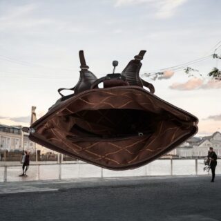 chesterfield Backpack Δερμάτινο Καφέ  Savona C58.0322-024