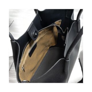 Γυναικεία δερμάτινη τσάντα χειρός/Ώμου Cardinal 8911 μαύρο