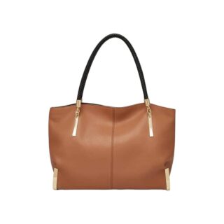 Δερμάτινη Γυναικεία Τσάντα Foxer 938032F Καφέ