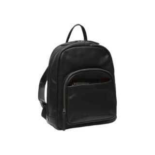 chesterfield Backpack Δερμάτινο μαύρο Santana C58.0300-011