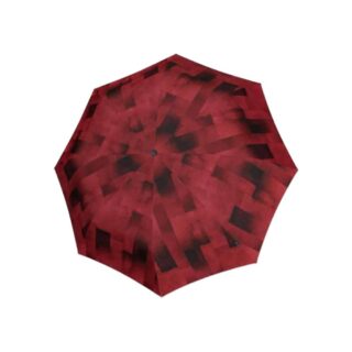 Knirps T.760 Clear Fire Κόκκινη Αυτόματη Ομπρέλα