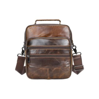 Δερμάτινο τσαντάκι ώμου Cardinal 6199 καφέ