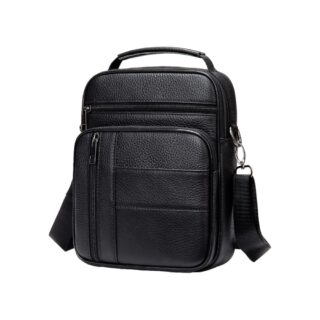 Δερμάτινο τσαντάκι ώμου Cardinal 7457 black