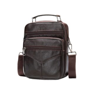 Δερμάτινο τσαντάκι ώμου Cardinal 6042 coffee