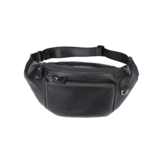 Δερμάτινο τσαντάκι μέσης Cardinal 8839 μαύρο