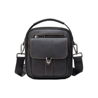 Δερμάτινο τσαντάκι ώμου Cardinal 7438 black