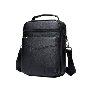 Δερμάτινο τσαντάκι ώμου Cardinal 7456 black