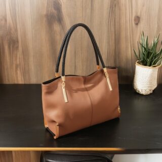 Δερμάτινη Γυναικεία Τσάντα Foxer 938032F Καφέ