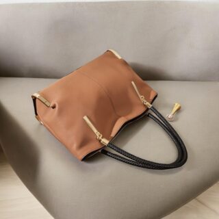 Δερμάτινη Γυναικεία Τσάντα Foxer 938032F Καφέ