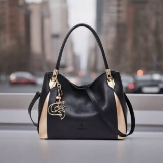 Δερμάτινη Γυναικεία Τσάντα Shopper ‘Ωμου Foxer 987001F μαύρο